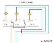 三开双控开关怎么接线 三开单控开关怎么接线