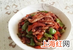八爪鱼炒菜椒怎么炒