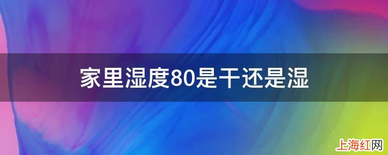 家里湿度80是干还是湿