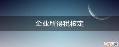 企业所得税核定