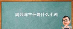 周芸陈主任是什么小说