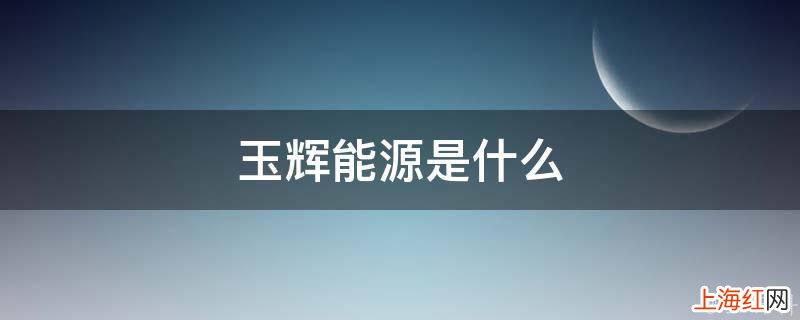 玉辉能源是什么