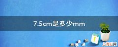 7.5cm是多少mm