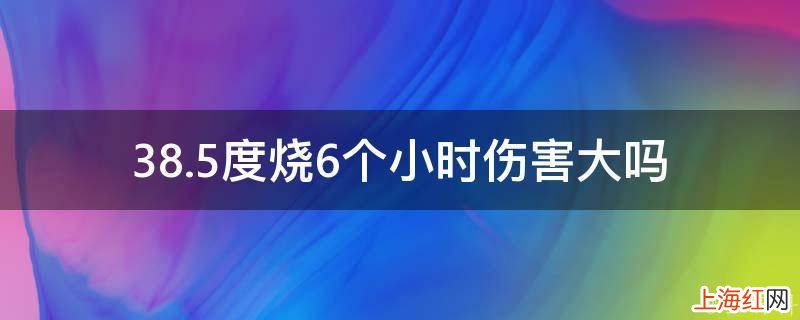 38.5度烧6个小时伤害大吗