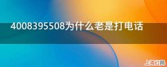 4008395508为什么老是打电话