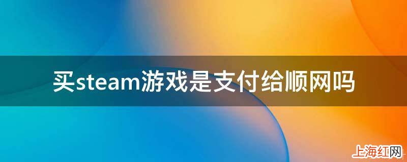 买steam游戏是支付给顺网吗