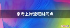 京考上岸流程时间点