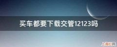 买车都要下载交管12123吗