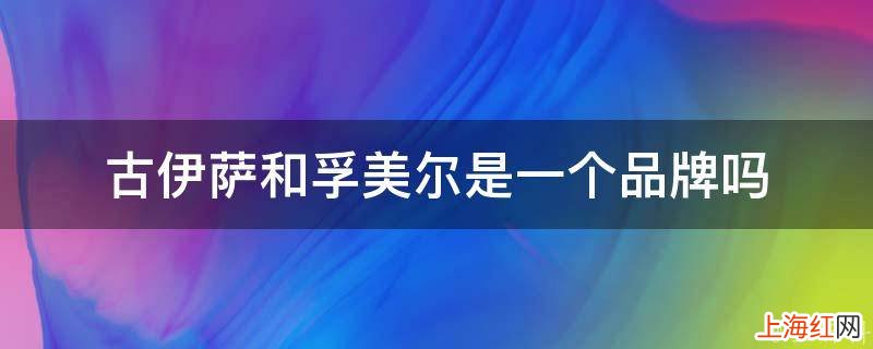 古伊萨和孚美尔是一个品牌吗