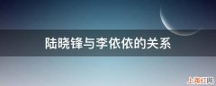 陆晓锋与李依依的关系