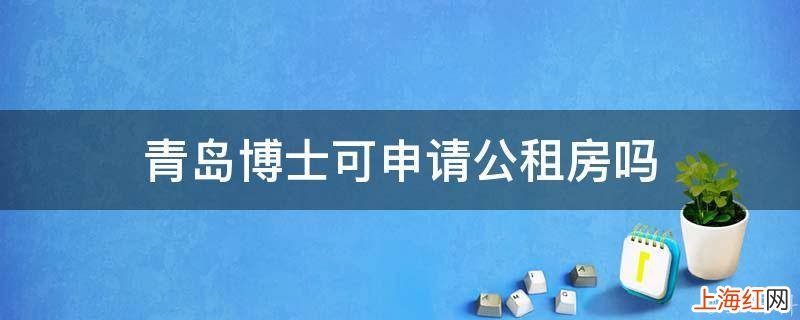 青岛博士可申请公租房吗