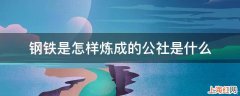 钢铁是怎样炼成的公社是什么