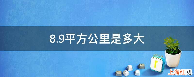 8.9平方公里是多大