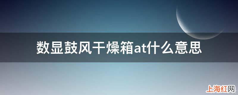 数显鼓风干燥箱at什么意思