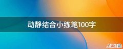 动静结合小练笔100字