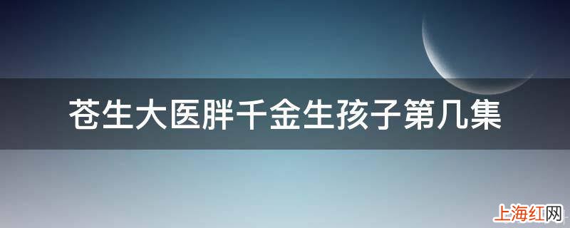 苍生大医胖千金生孩子第几集