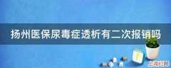 扬州医保尿毒症透析有二次报销吗