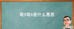 弯9弯6是什么意思