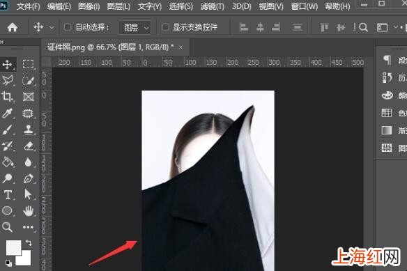 ps怎么给证件照换衣服