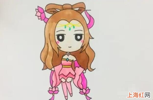 貂蝉简笔画怎么画