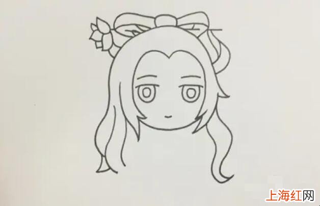 貂蝉简笔画怎么画