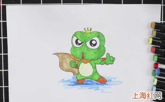 青蛙王子简笔画怎么画