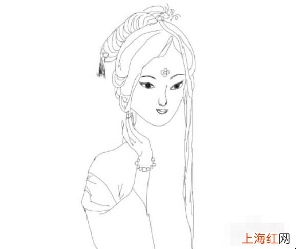 古人美女怎么画