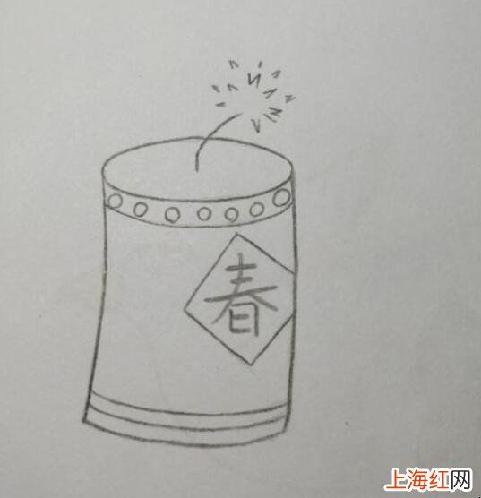 放烟花简笔画怎么画