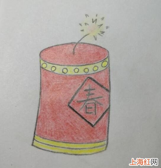 放烟花简笔画怎么画
