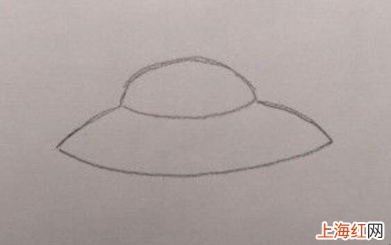 飞碟简笔画怎么画