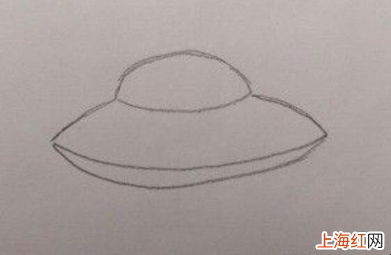 飞碟简笔画怎么画