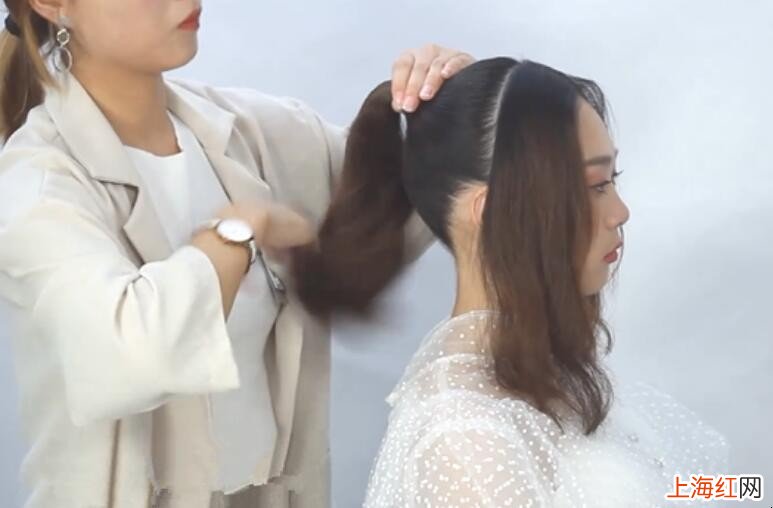 新娘丸子头如何做