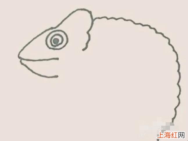 变色龙简笔画怎么画