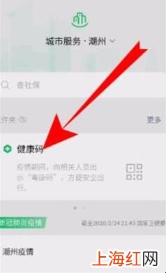 微信申请的健康码怎么看