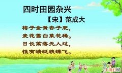 日长篱落无人过的下一句是什么