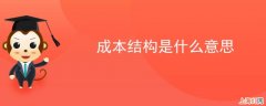 成本结构是什么